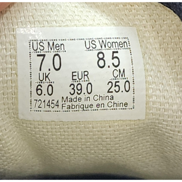 Vans OTW Green‎ & Black Tie Dye Swirl Skater Shoes Men Sz 7 Women Sz 8.5 - Picture 8 of 8